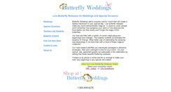 Desktop Screenshot of butterflyweddings.com